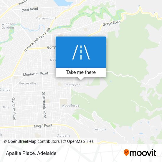 Apalka Place map