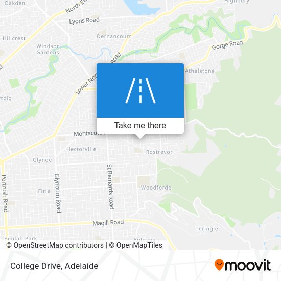 College Drive map
