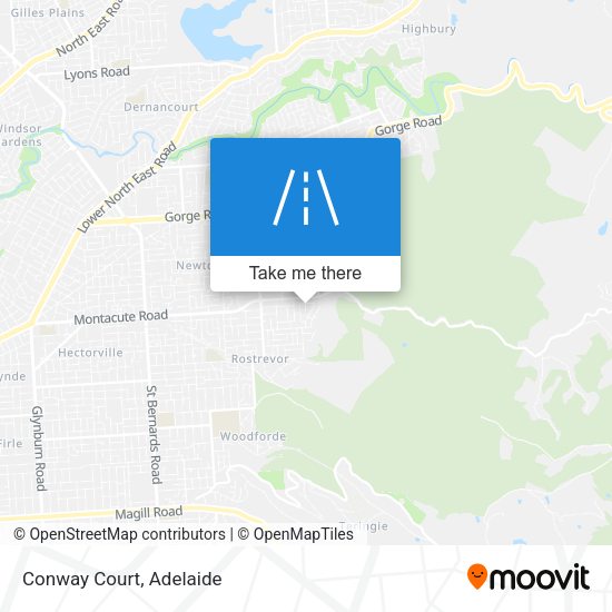 Conway Court map