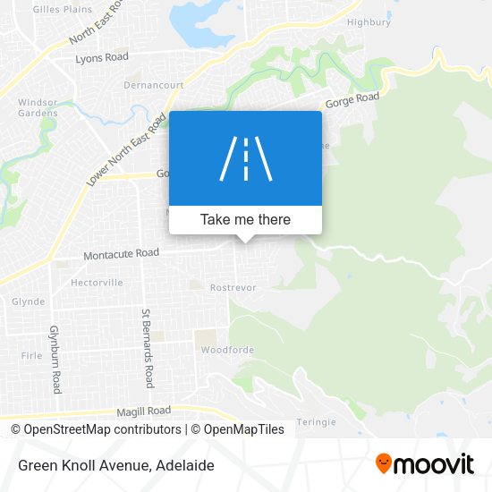 Green Knoll Avenue map