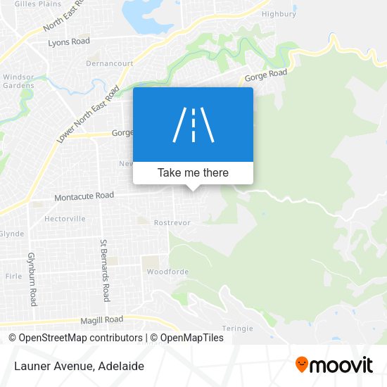 Launer Avenue map