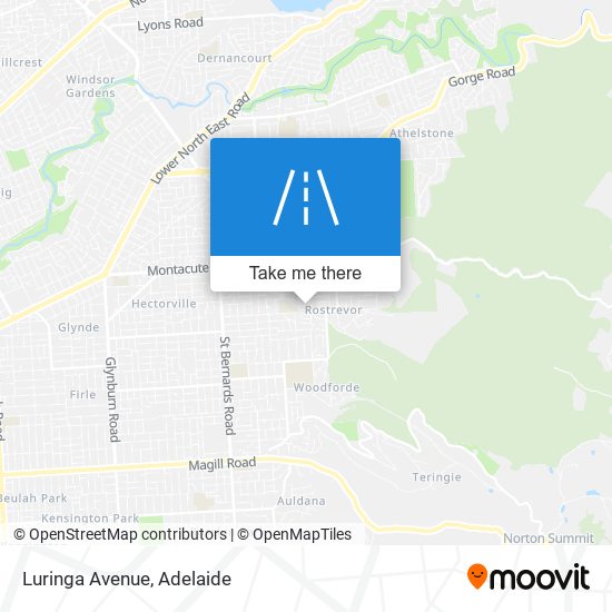 Luringa Avenue map