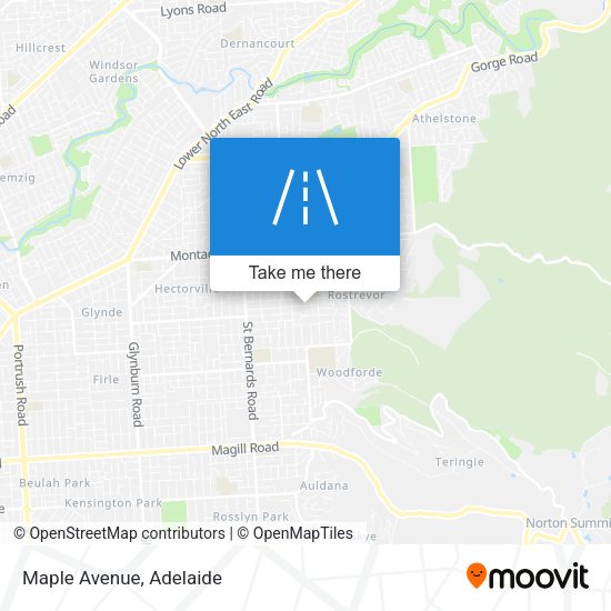 Maple Avenue map