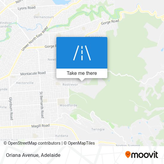 Oriana Avenue map