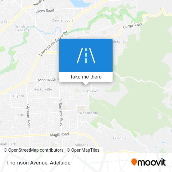 Thomson Avenue map