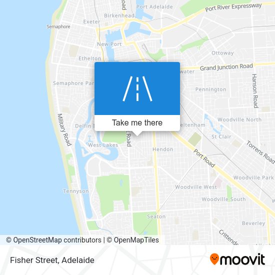 Fisher Street map