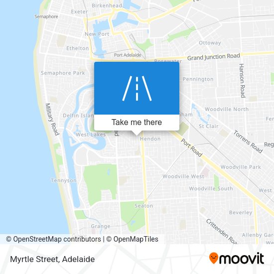 Myrtle Street map