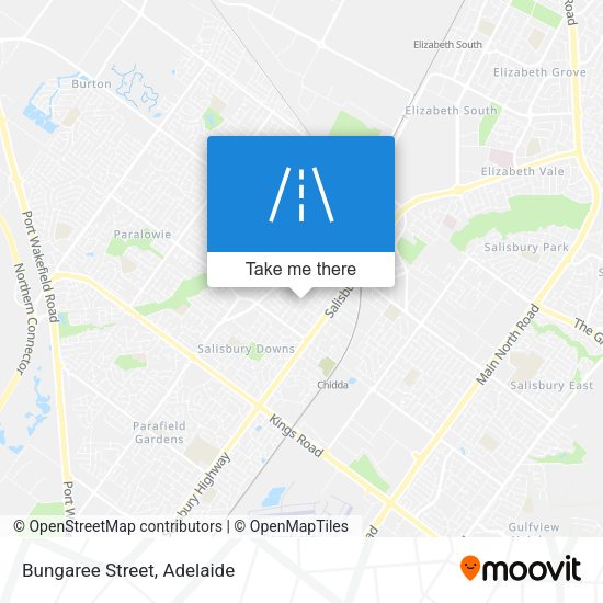 Bungaree Street map