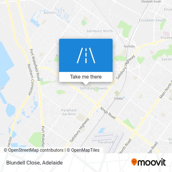 Blundell Close map