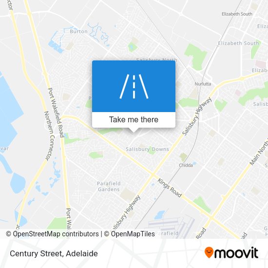 Century Street map