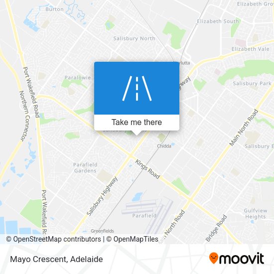 Mayo Crescent map