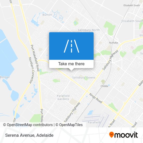 Serena Avenue map