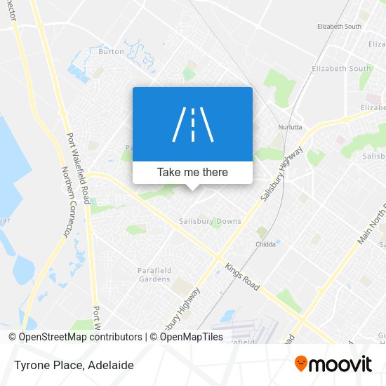 Tyrone Place map