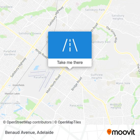 Benaud Avenue map