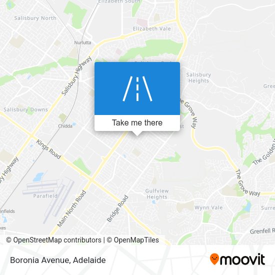 Boronia Avenue map