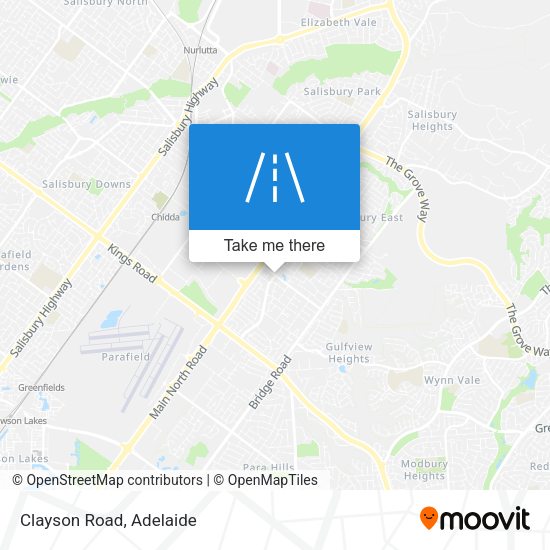 Clayson Road map