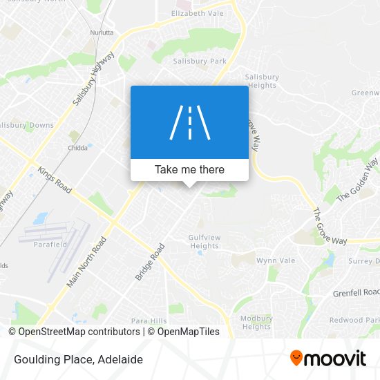 Goulding Place map