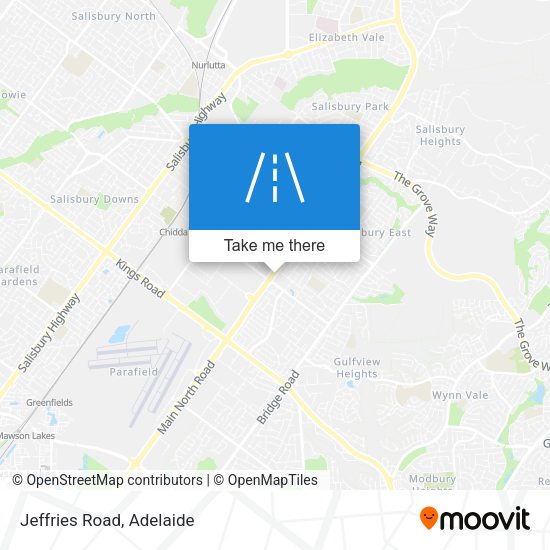 Jeffries Road map