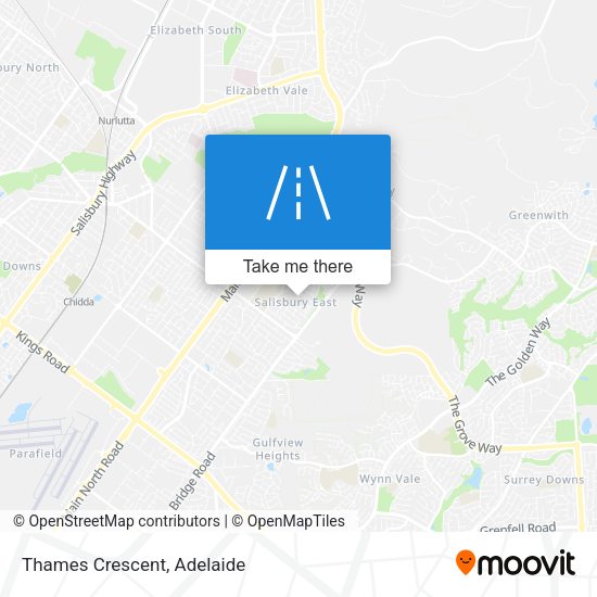 Thames Crescent map