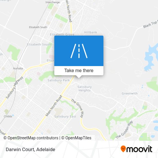 Darwin Court map