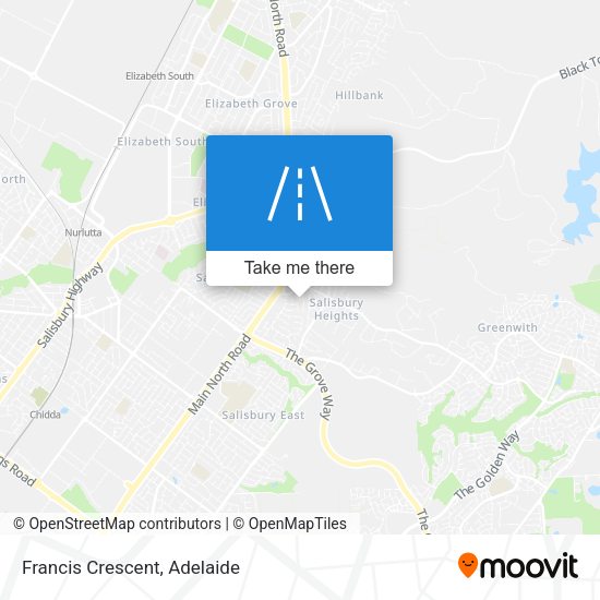 Francis Crescent map