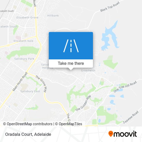 Oradala Court map