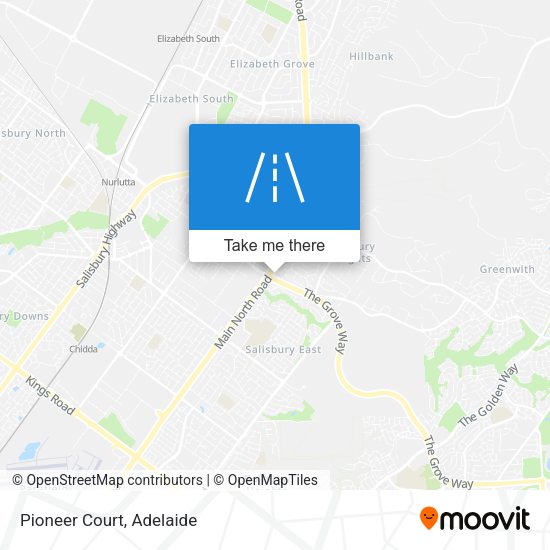 Pioneer Court map