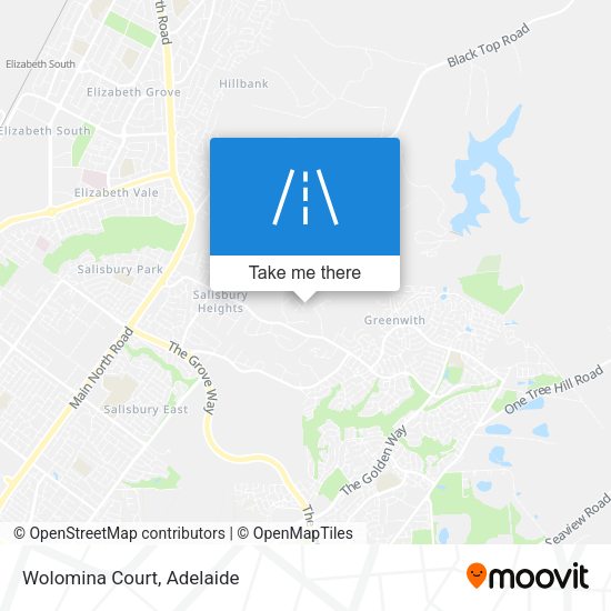 Wolomina Court map