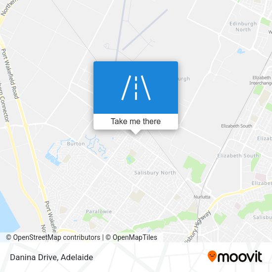 Danina Drive map
