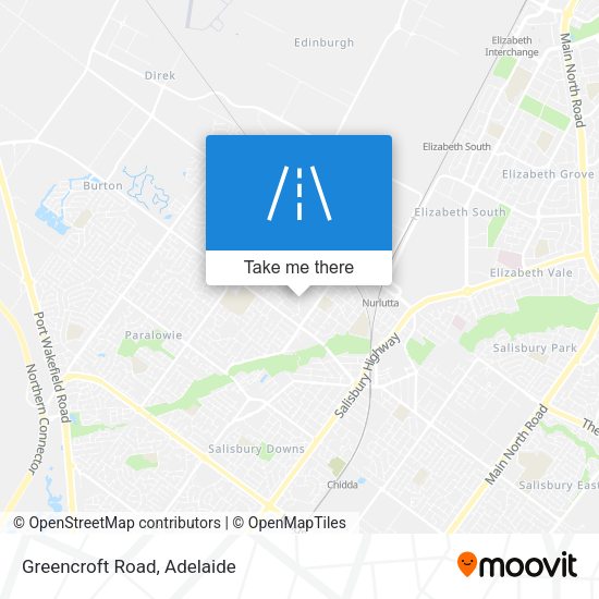 Greencroft Road map