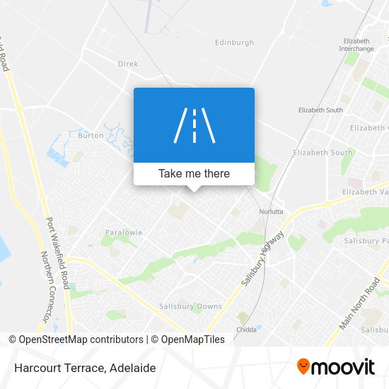 Harcourt Terrace map
