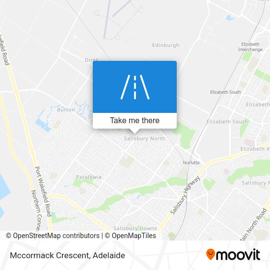 Mccormack Crescent map