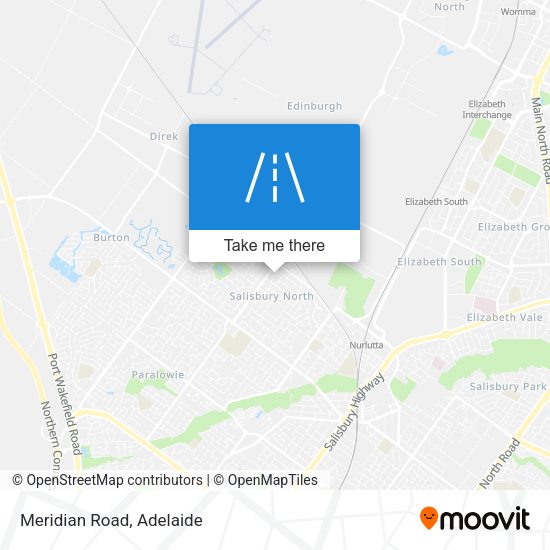 Meridian Road map