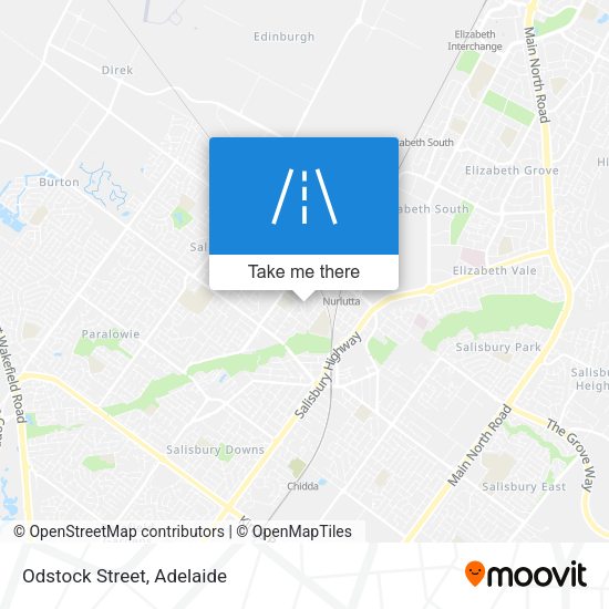 Odstock Street map