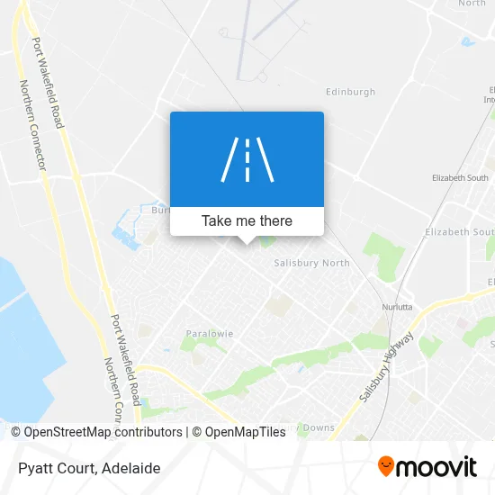 Mapa Pyatt Court