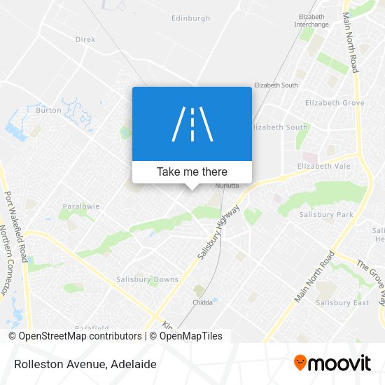 Rolleston Avenue map