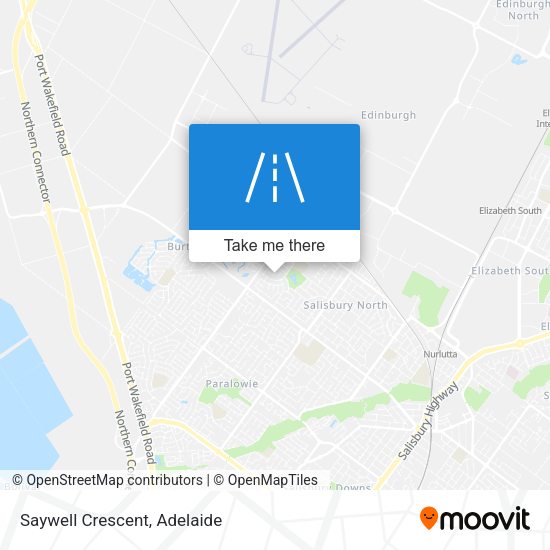Saywell Crescent map