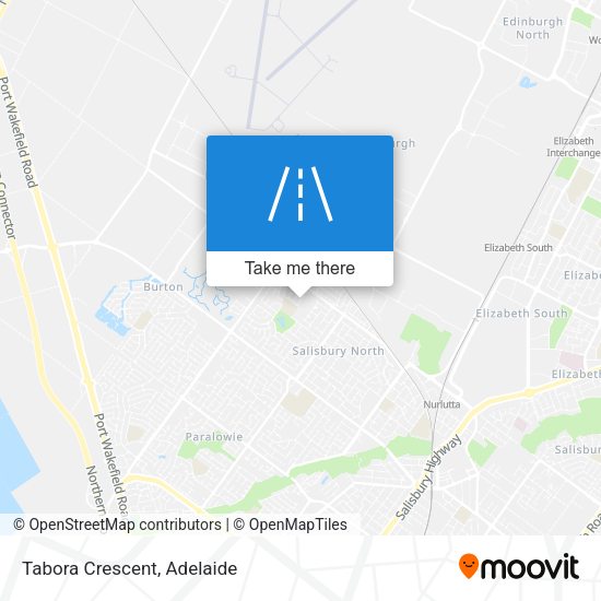 Tabora Crescent map