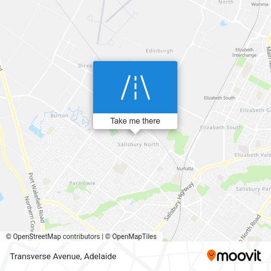 Transverse Avenue map