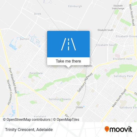 Trinity Crescent map