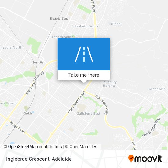 Inglebrae Crescent map