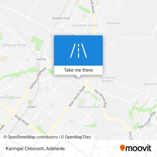 Karingal Crescent map