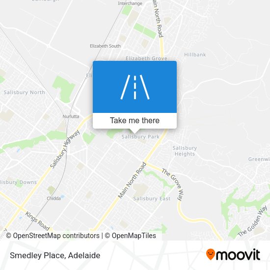 Smedley Place map
