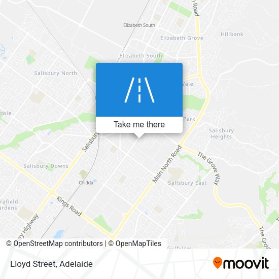 Lloyd Street map