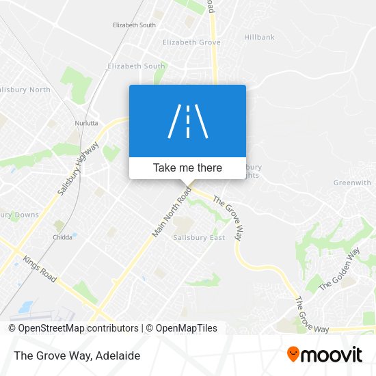 The Grove Way map