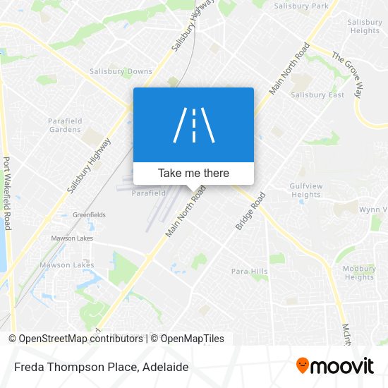 Freda Thompson Place map