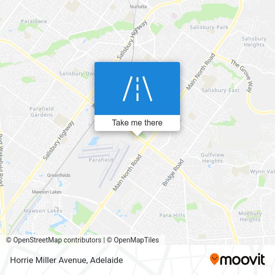 Horrie Miller Avenue map