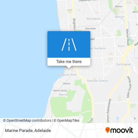 Mapa Marine Parade