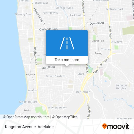 Kingston Avenue map