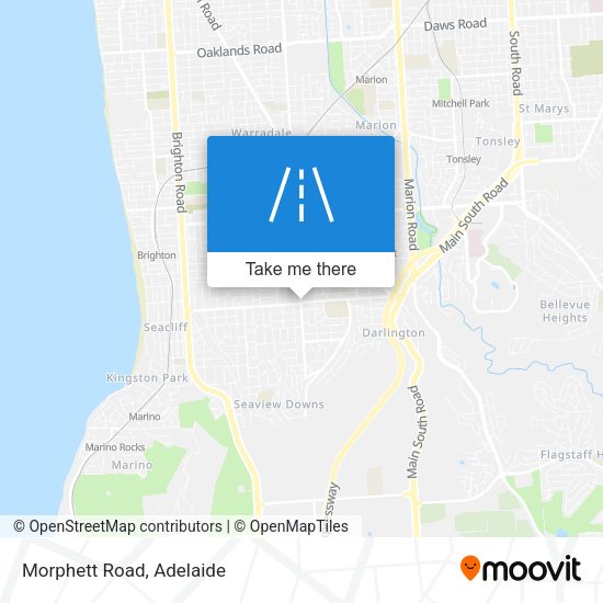 Morphett Road map